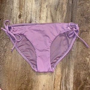 Purple Tie Bikini Bottoms